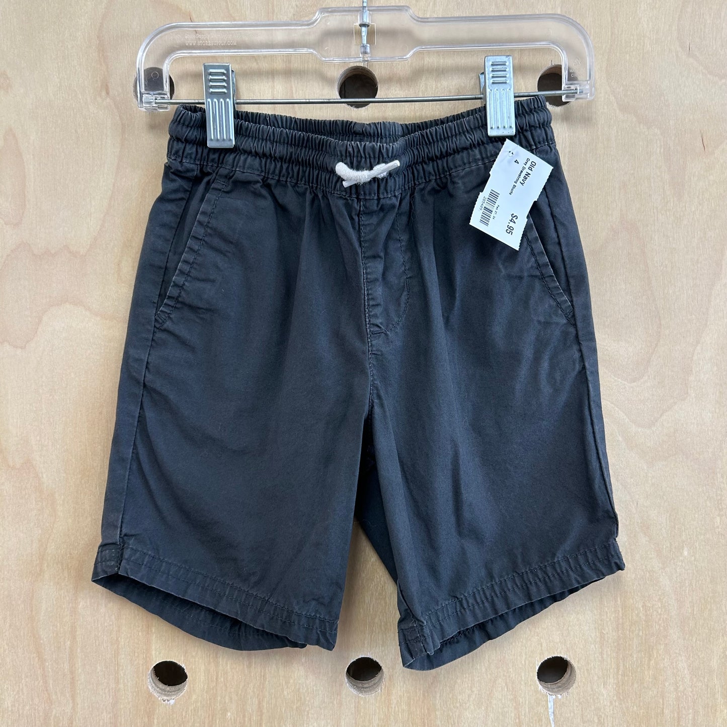 Grey Drawstring Shorts