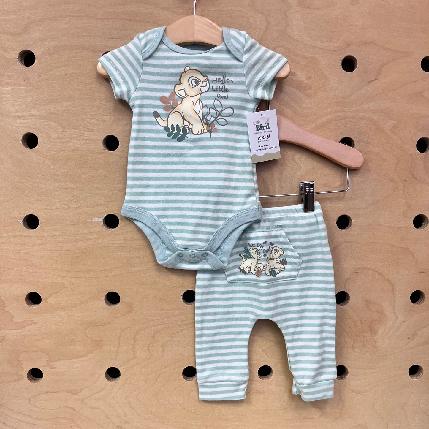 Green Striped Lion King Outfit