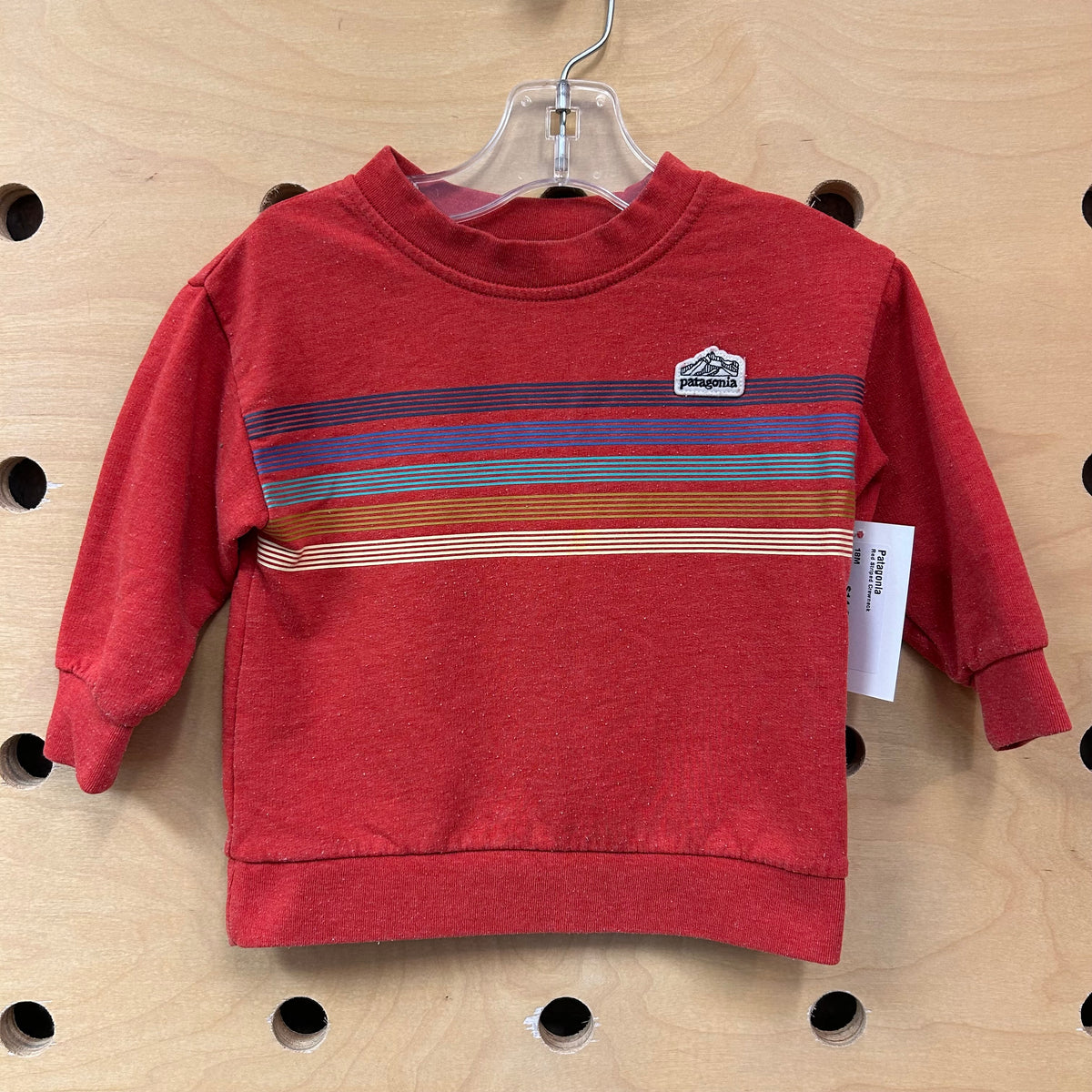 Red Striped Crewneck