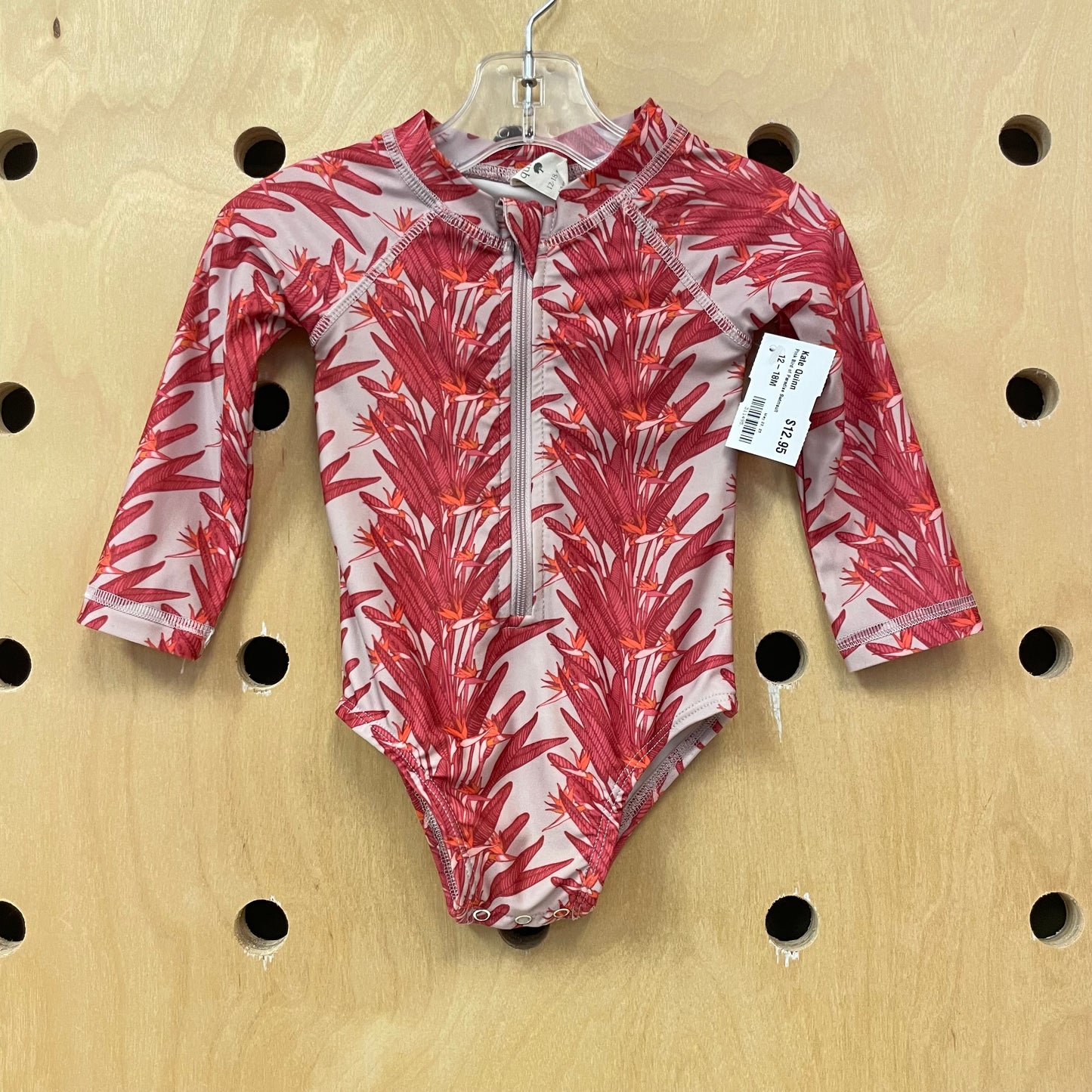Pink Bird of Paradise Swimsuit