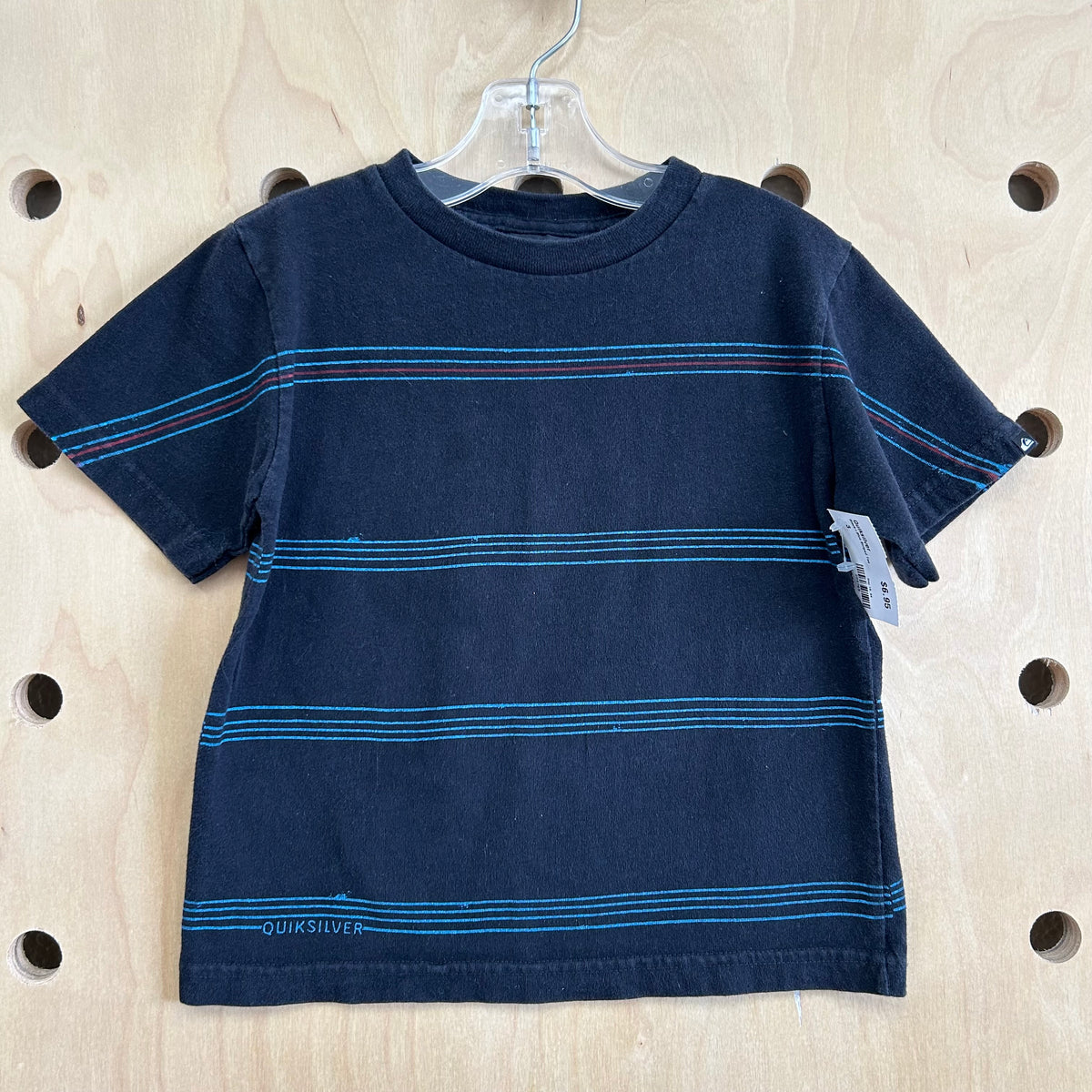 Black+Blue Striped Tee