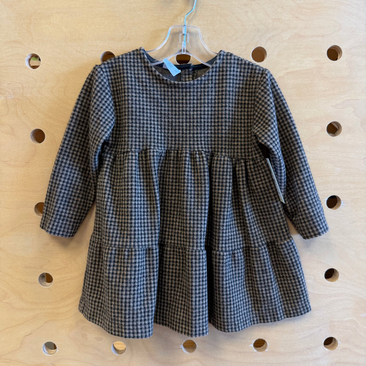 Brown/Black Plaid Dress