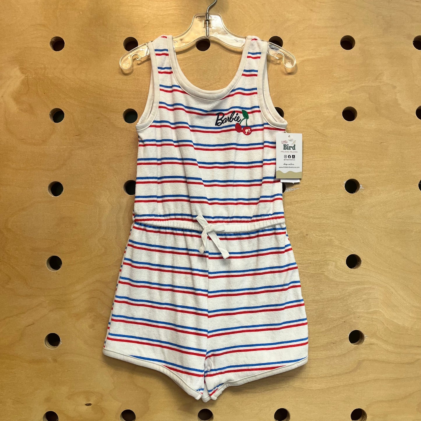 Red White & Blue Terry Barbie Romper NEW!