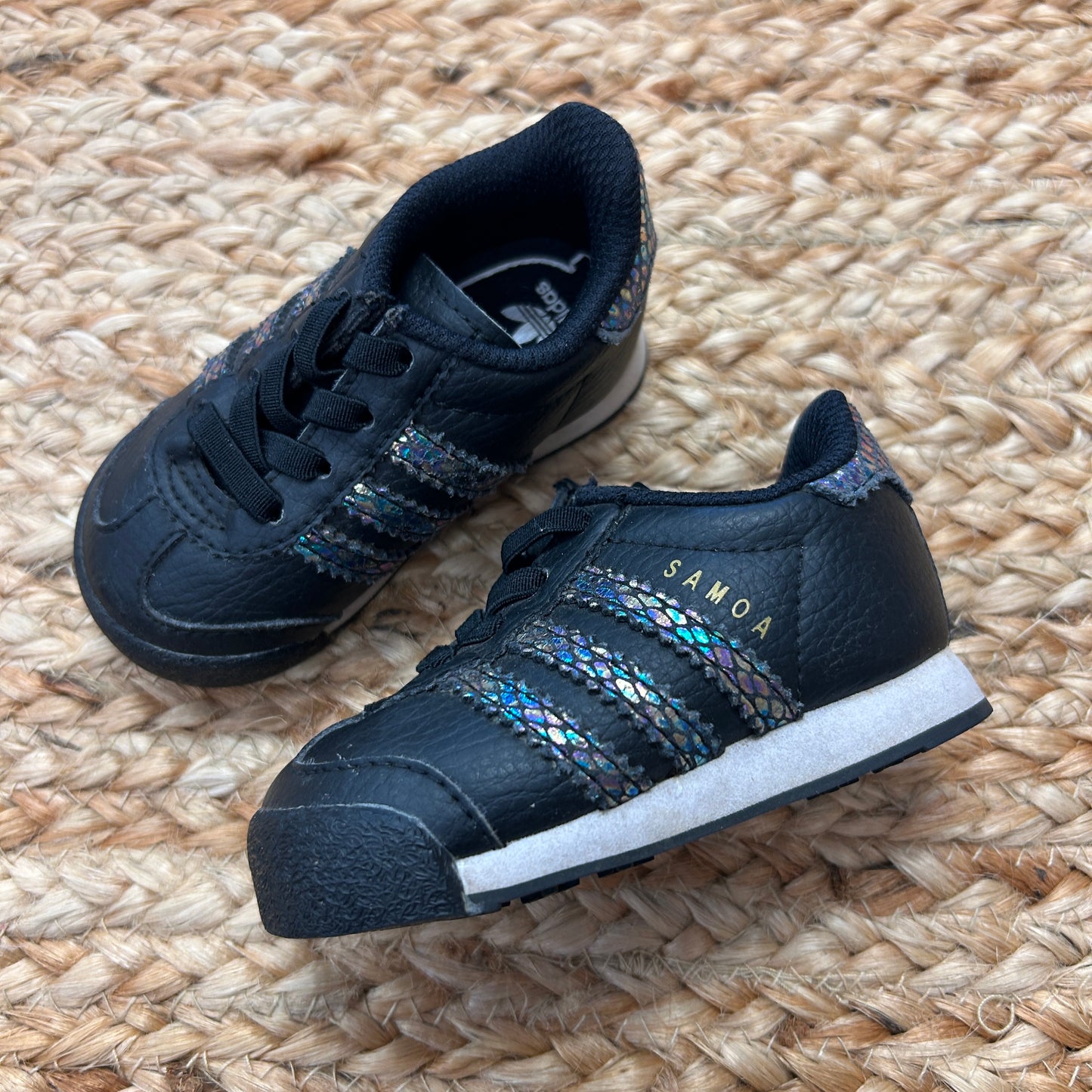 Black Ortholite Samoa Sneakers