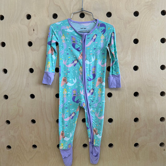 Teal + Purple Mermaids Pajamas