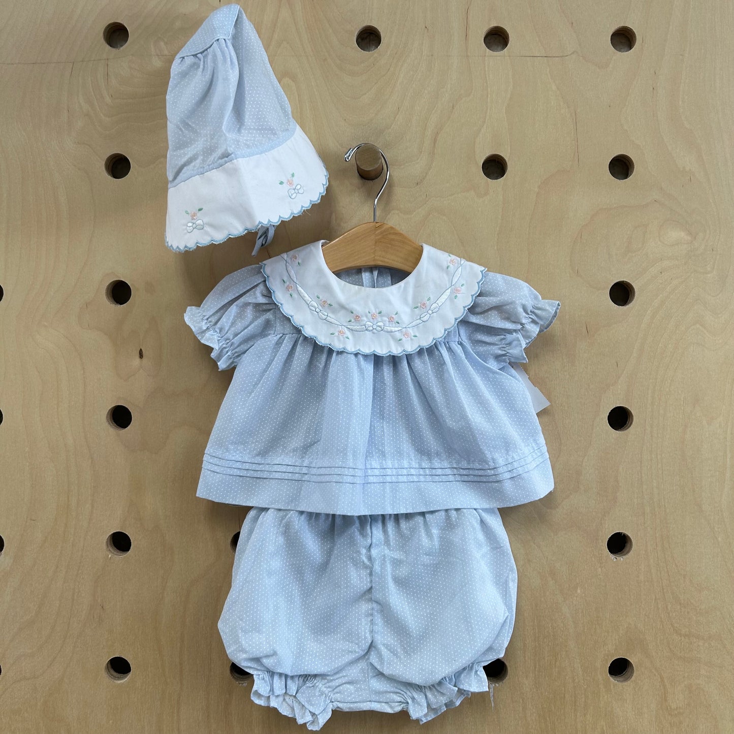 Blue Top & Hat W/ Bloomers