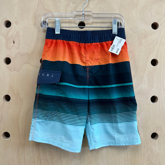 Blue & Orange Board Shorts