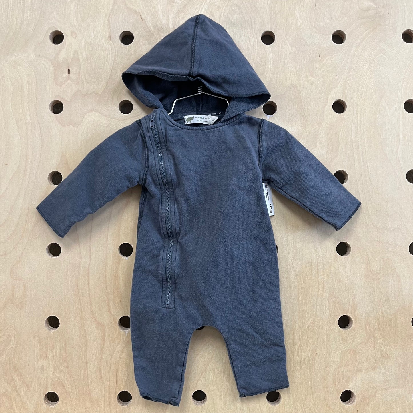 Grey Hooded Romper