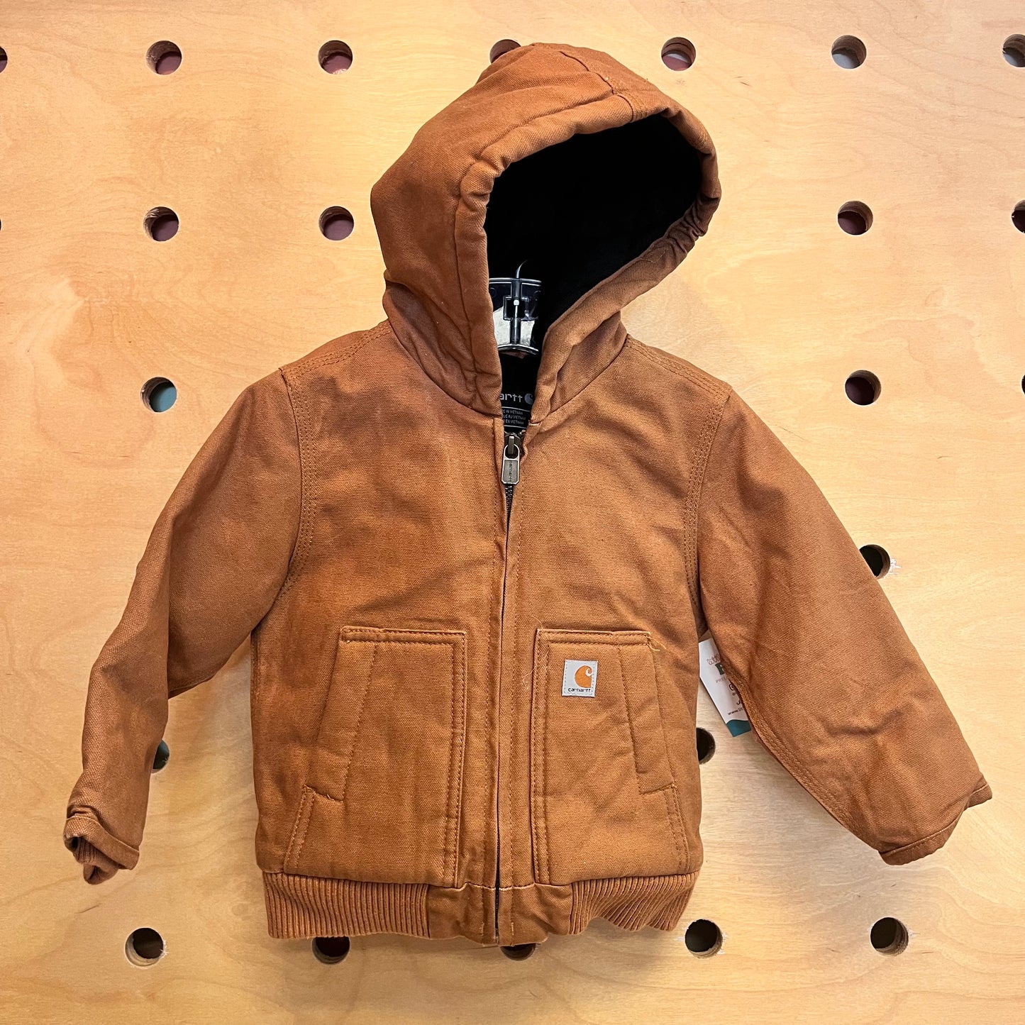 Tan Canvas Insulated Jacket