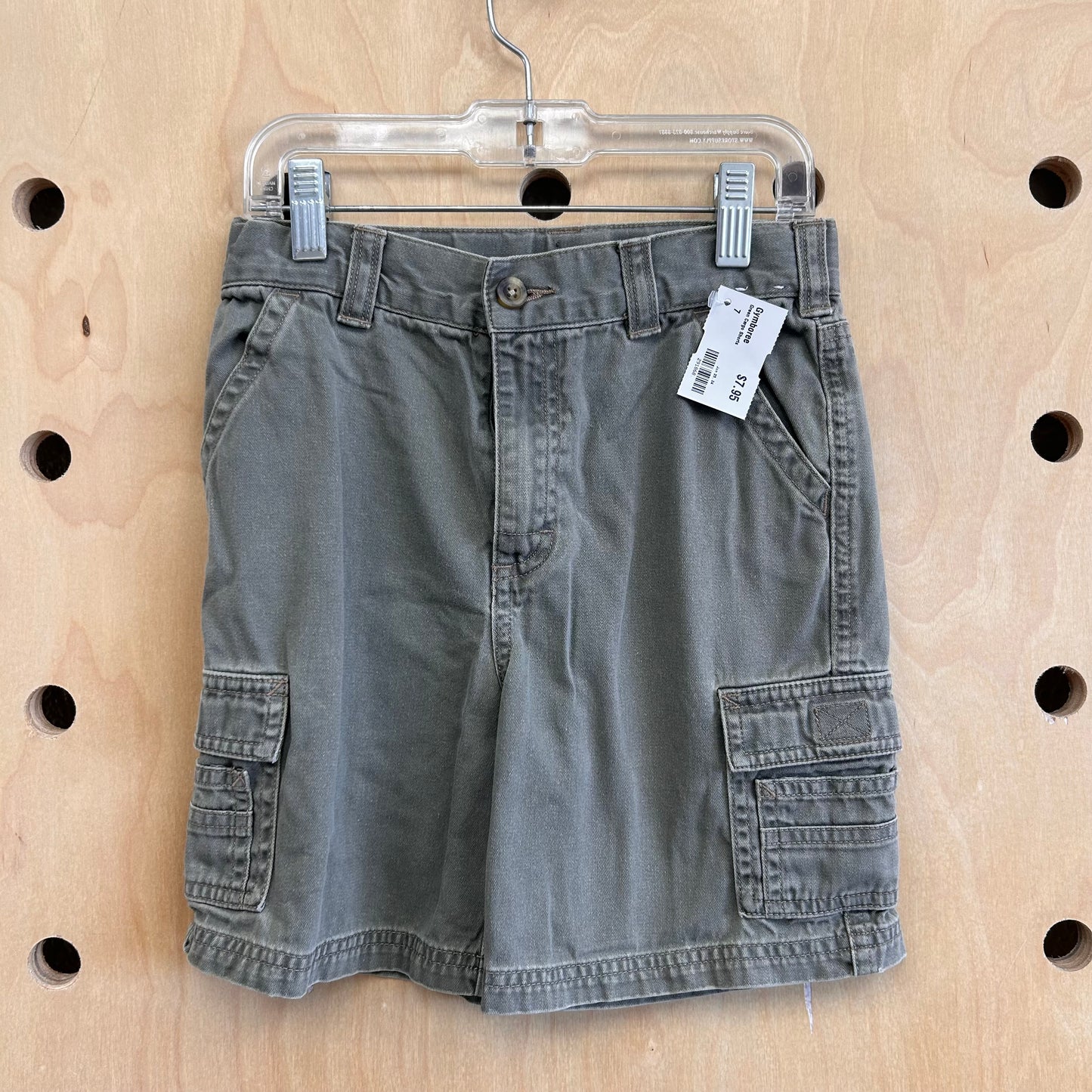 Green Cargo Shorts