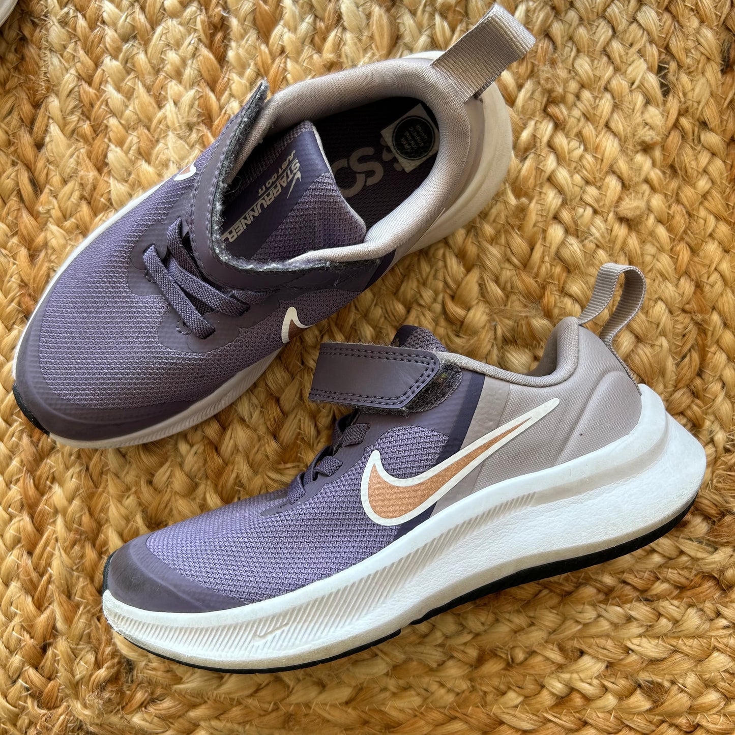 Purple Soft Sole Running Sneakers