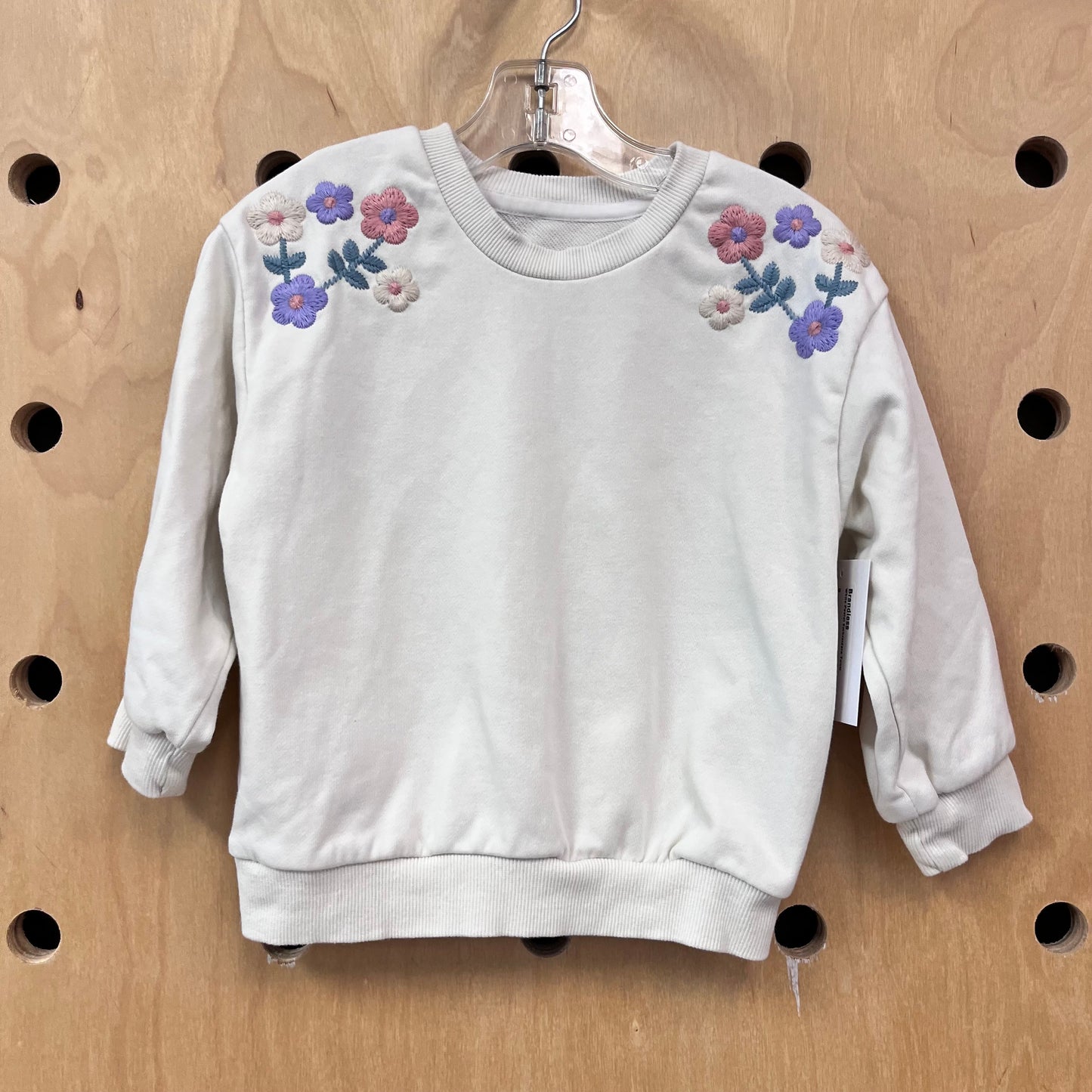 White Pastel Embroidere Tunic