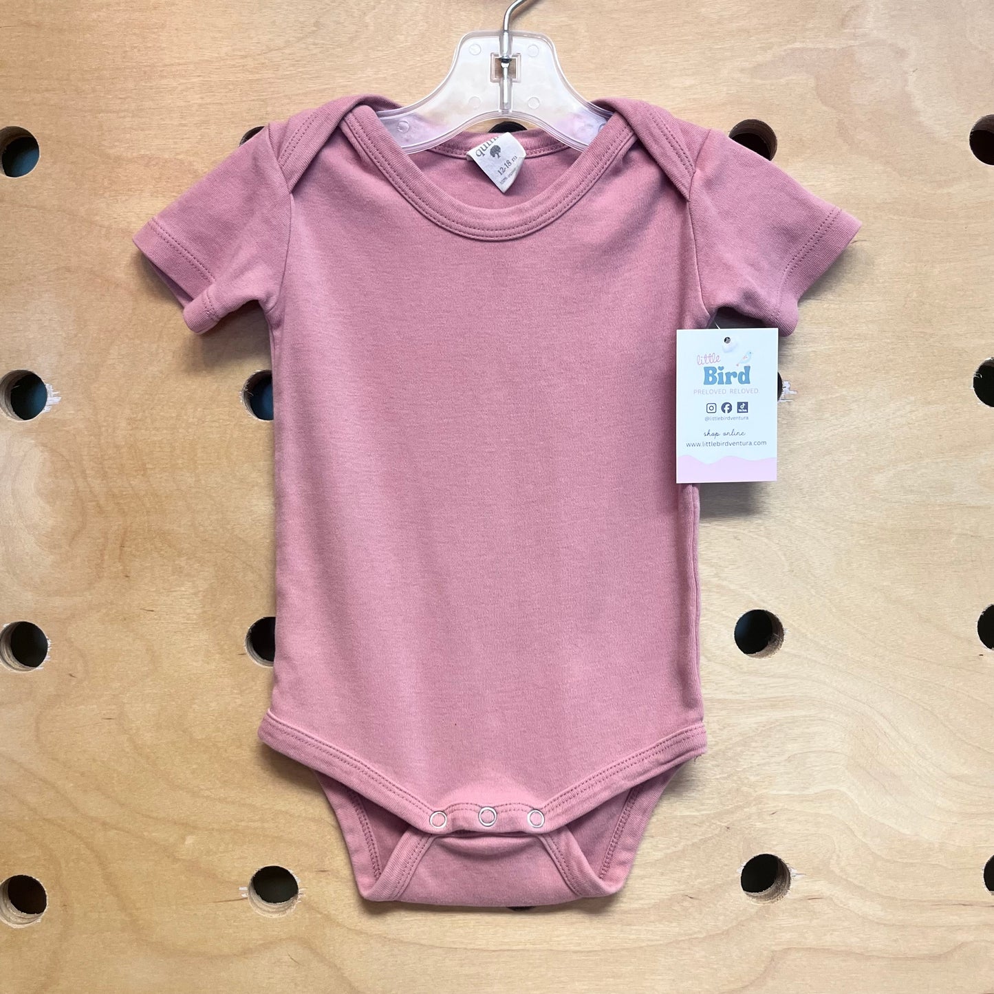 Organic Pink Bodysuit