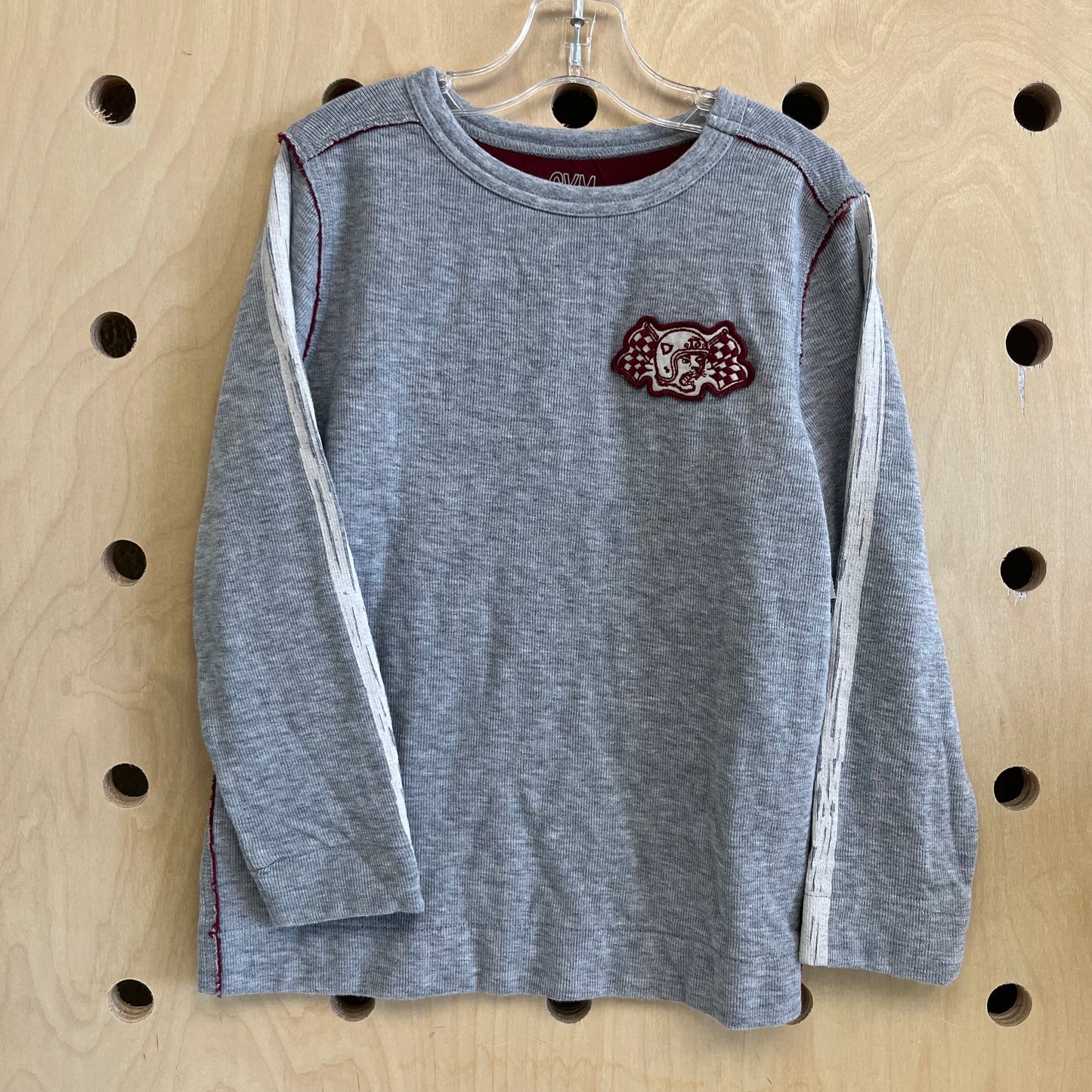 Grey Racing Cat Thick Long Sleeve