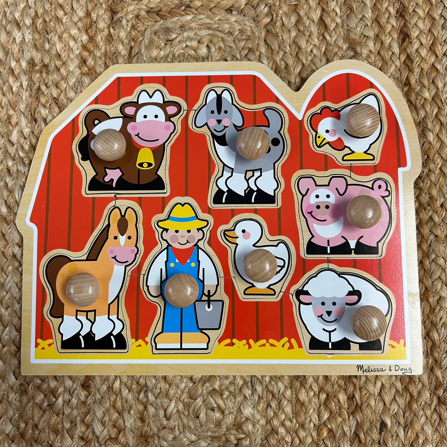 Deluxe Jumbo Farm Friends Puzzle