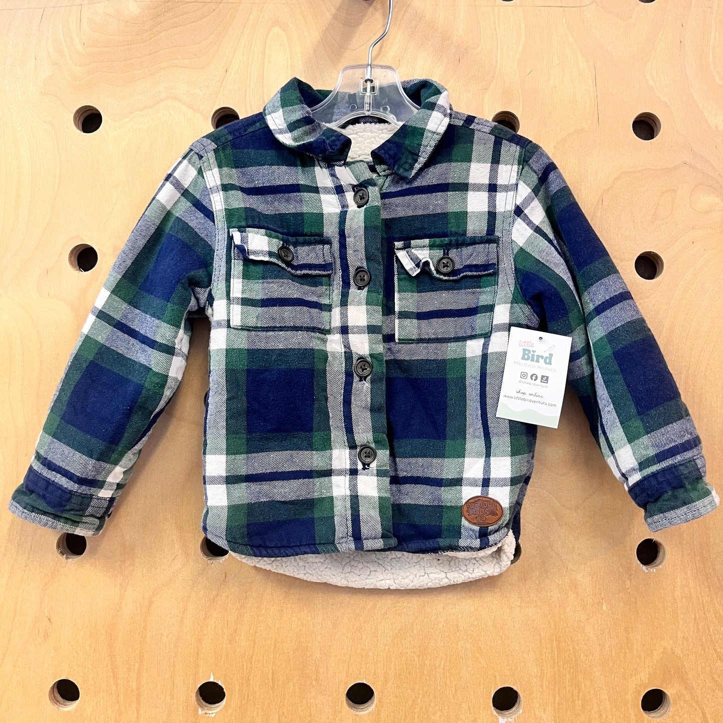 Sherpa Lined Plaid Shacket
