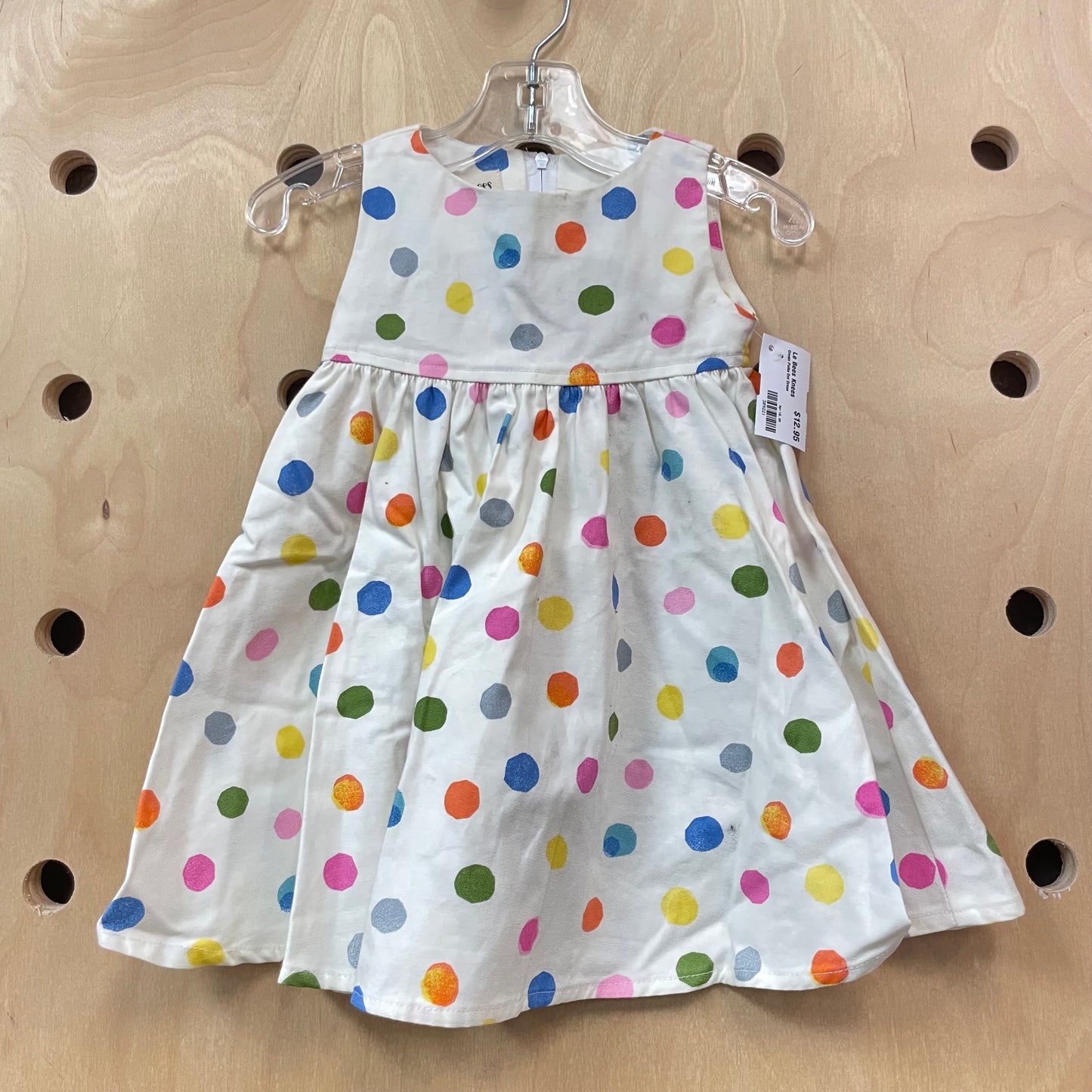 Cream Polka Dot Dress