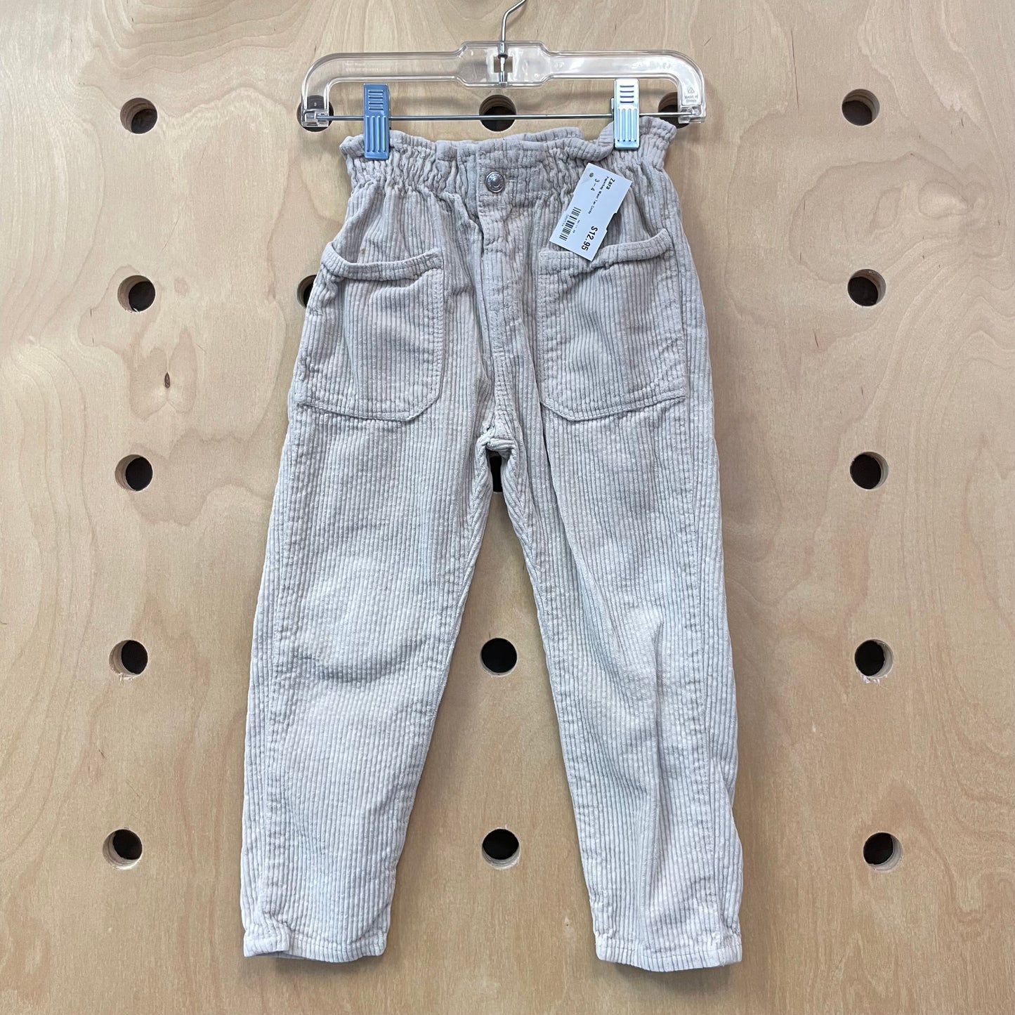 Paperbag Waist Tan Cords