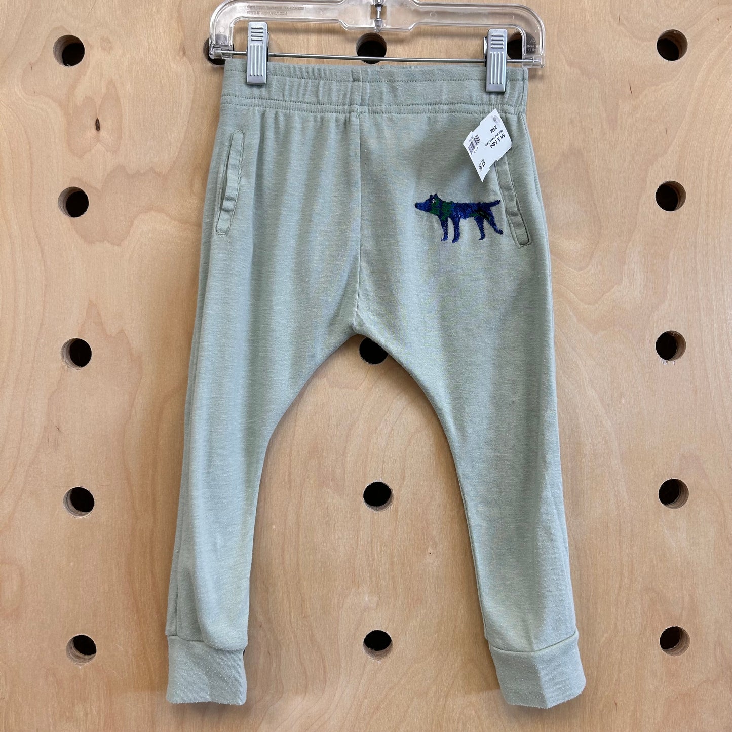 Mint Wolf Harem Pants