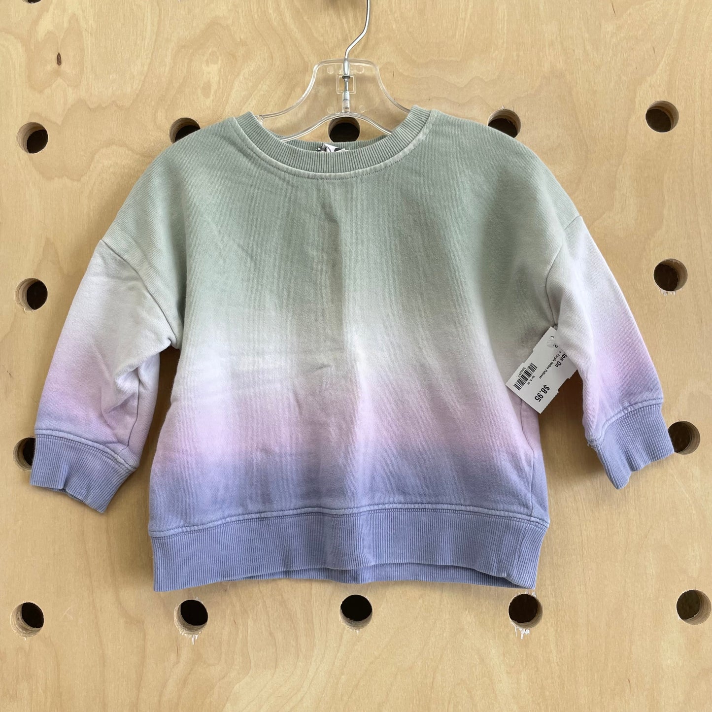 Sage + Purple Tie Dye Pullover