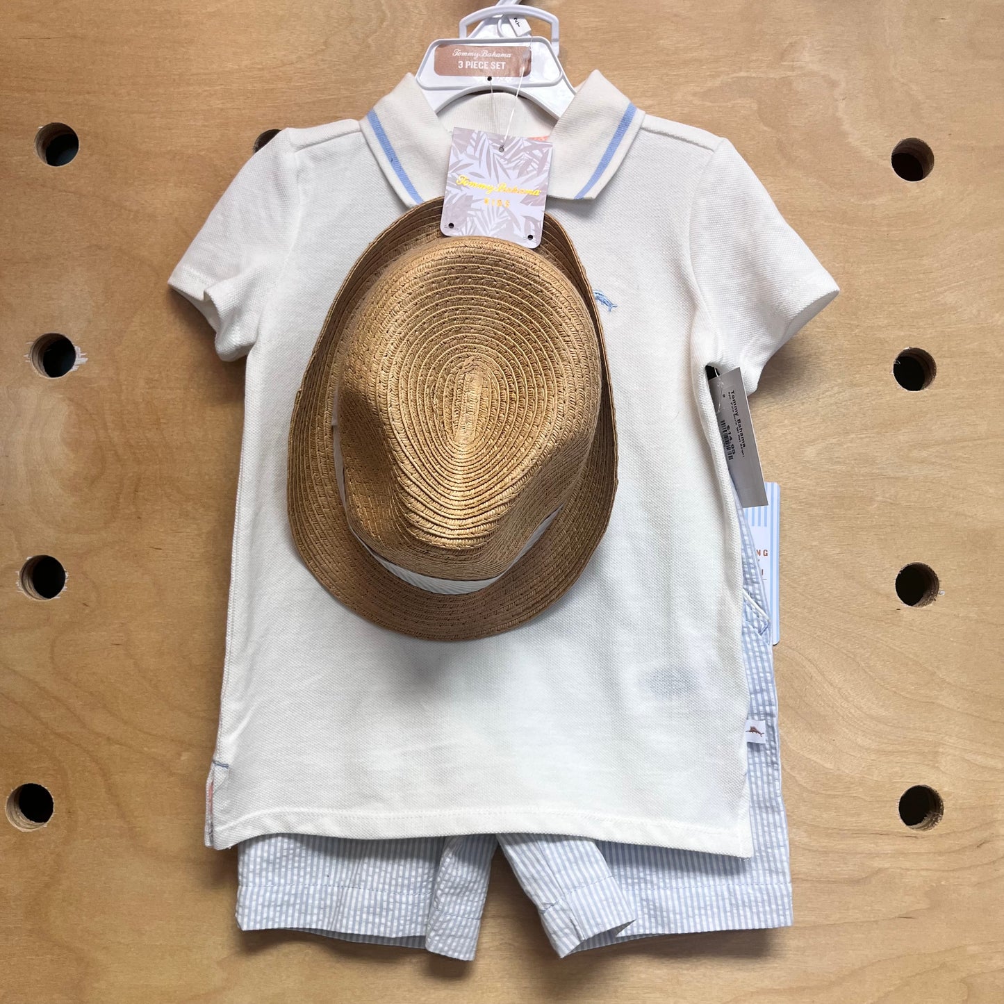 3pc. Polo Outfit W/ Hat NEW!!