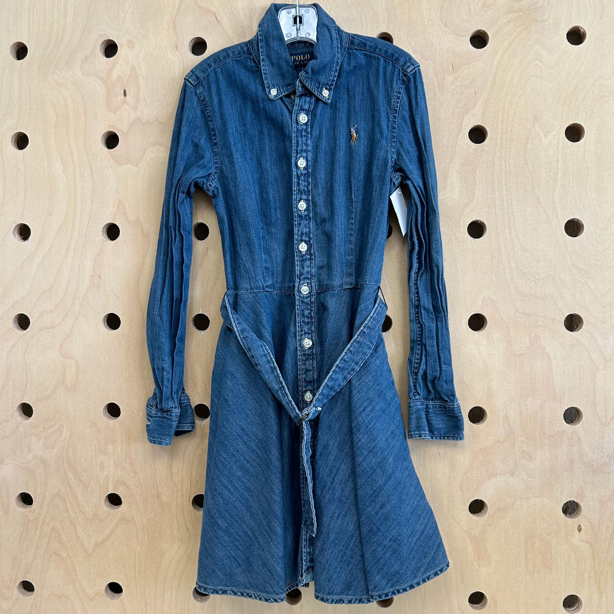 Denim Belted Dress