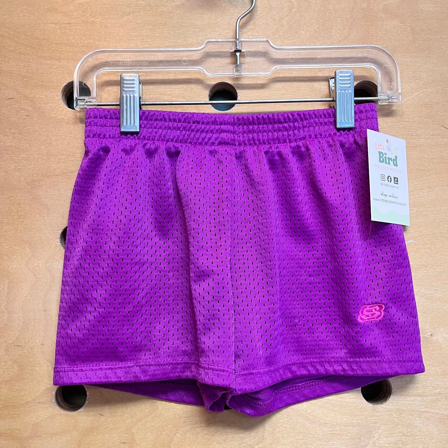 Purple Mesh Shorts