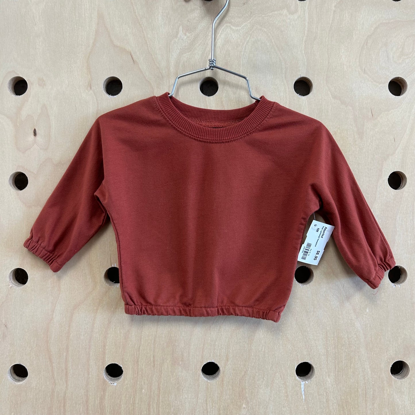 Rust Lightweight Sweatshirt