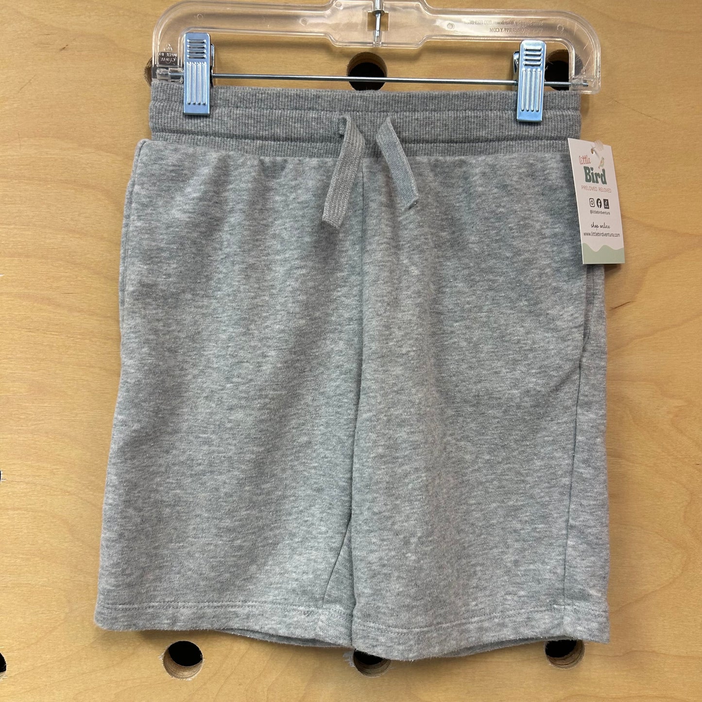 Grey Drawstring Shorts