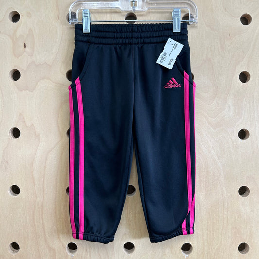 Black & Pink Athletic Joggers