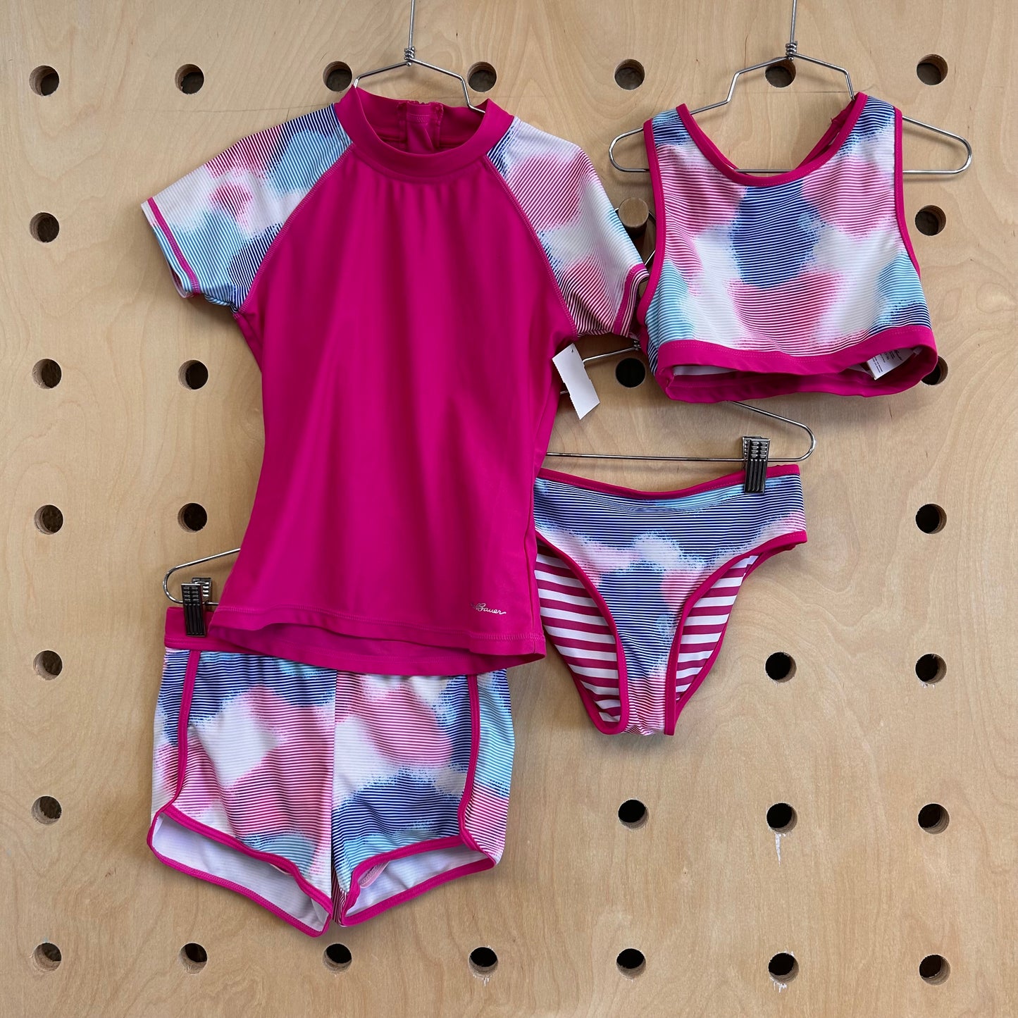 Blue & Pink 4pc Swim Set