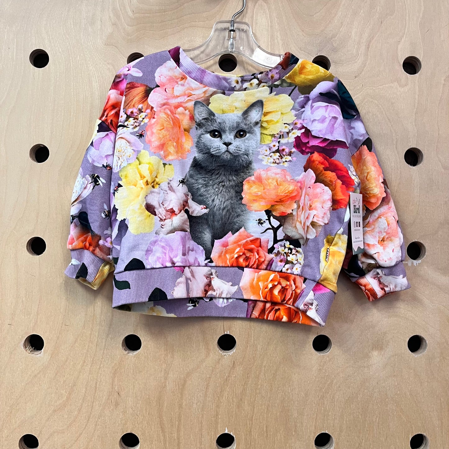 Lavender Kitty Pullover