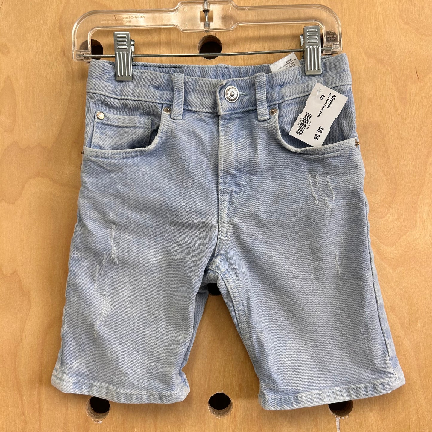 Light Wash Denim Shorts