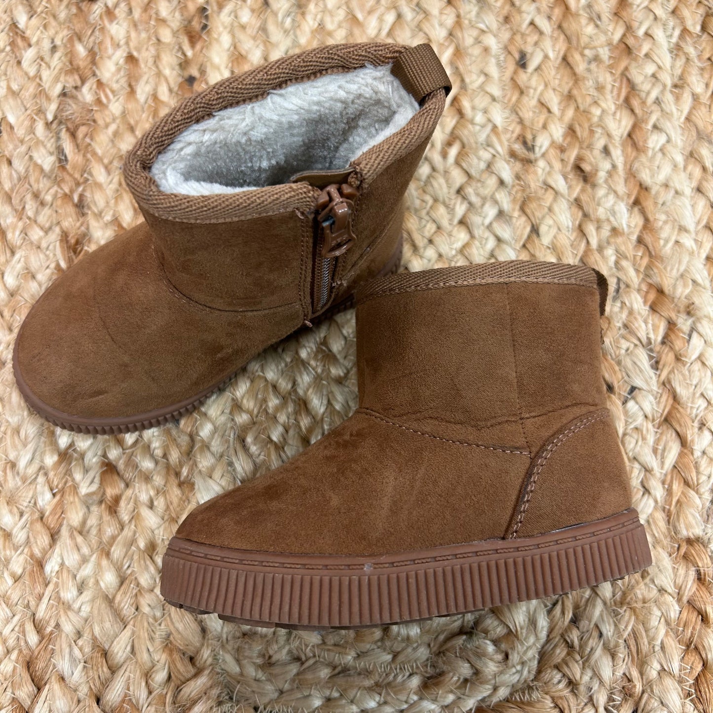 Brown Suede Like Boots