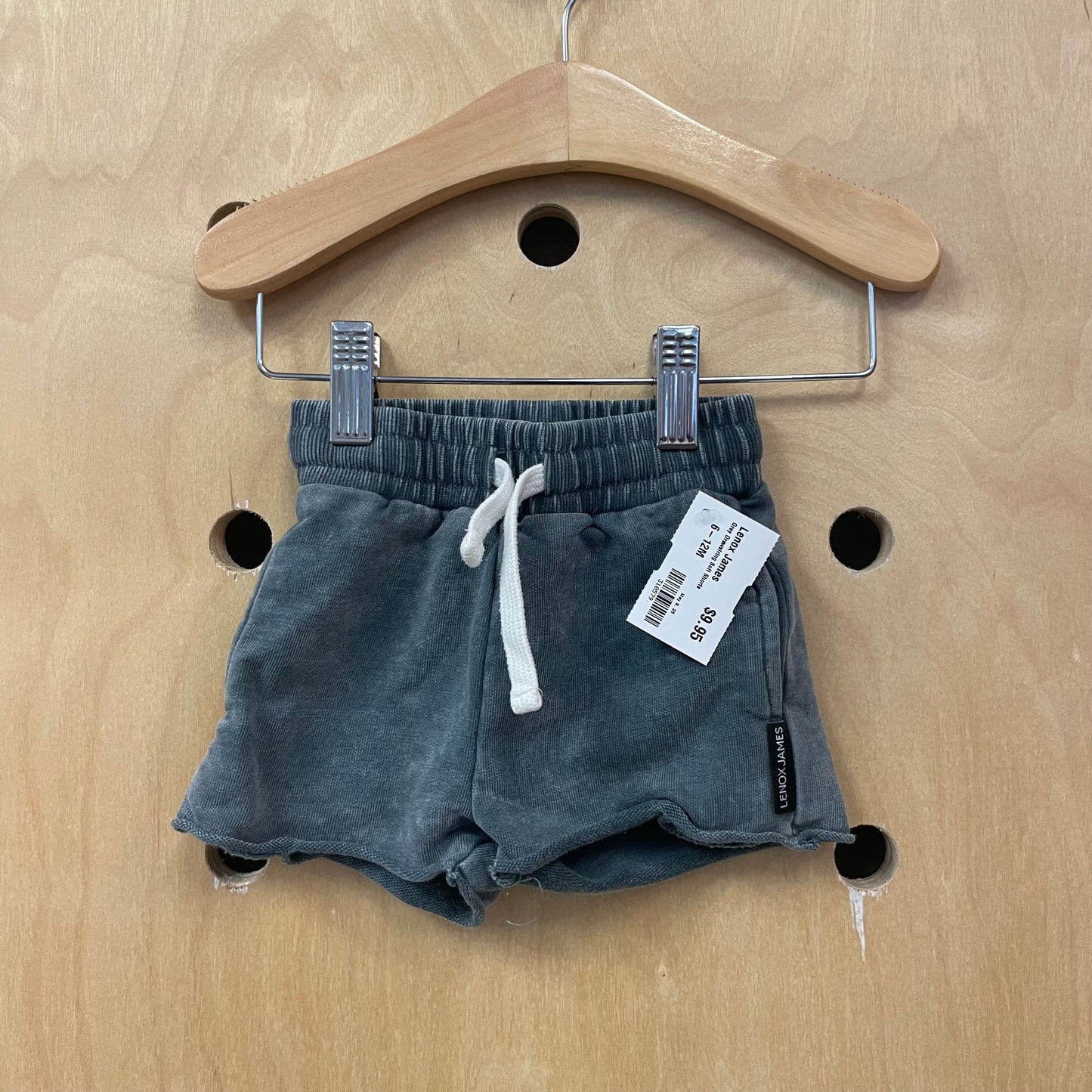 Grey Drawstring Soft Shorts