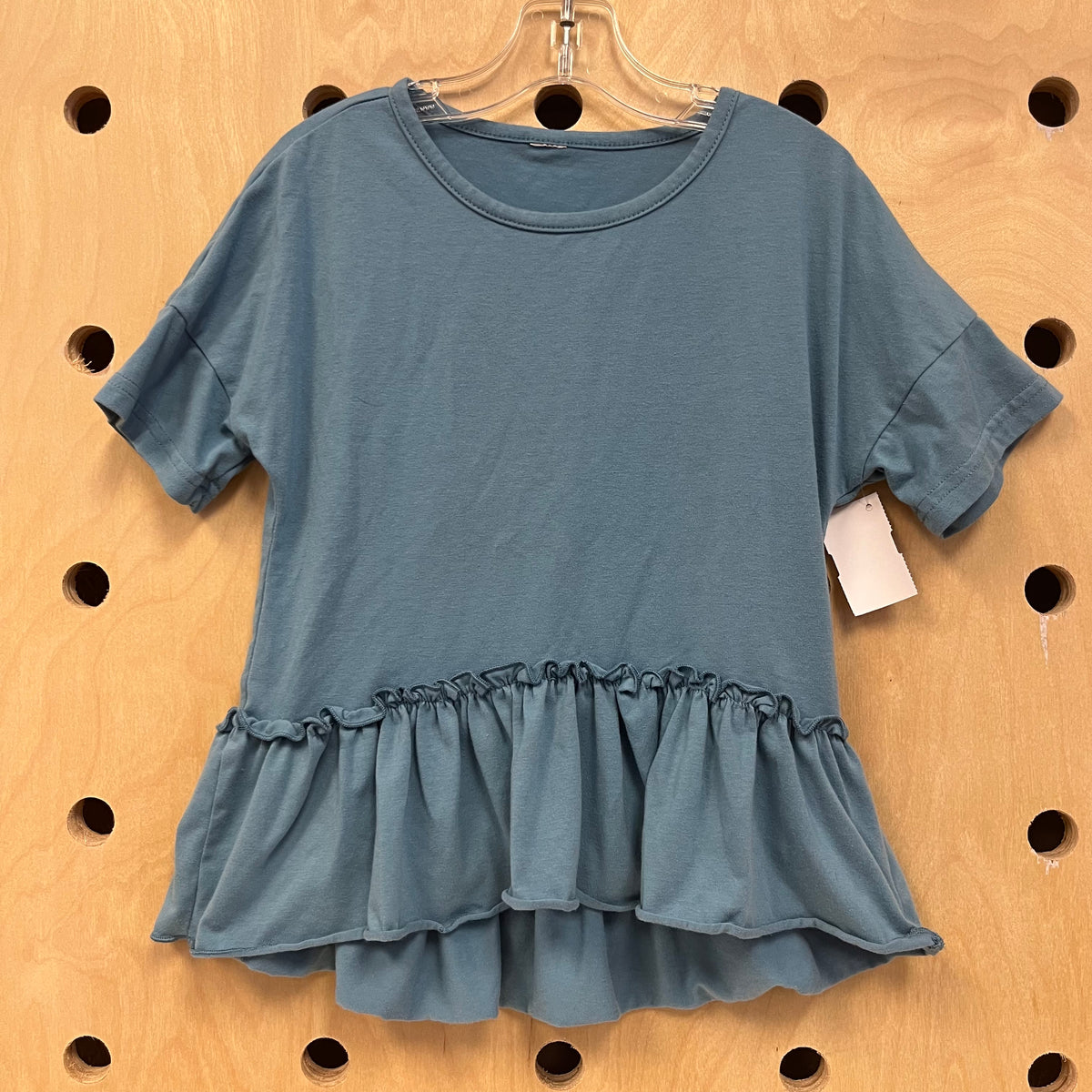 Blue Peplum Tee