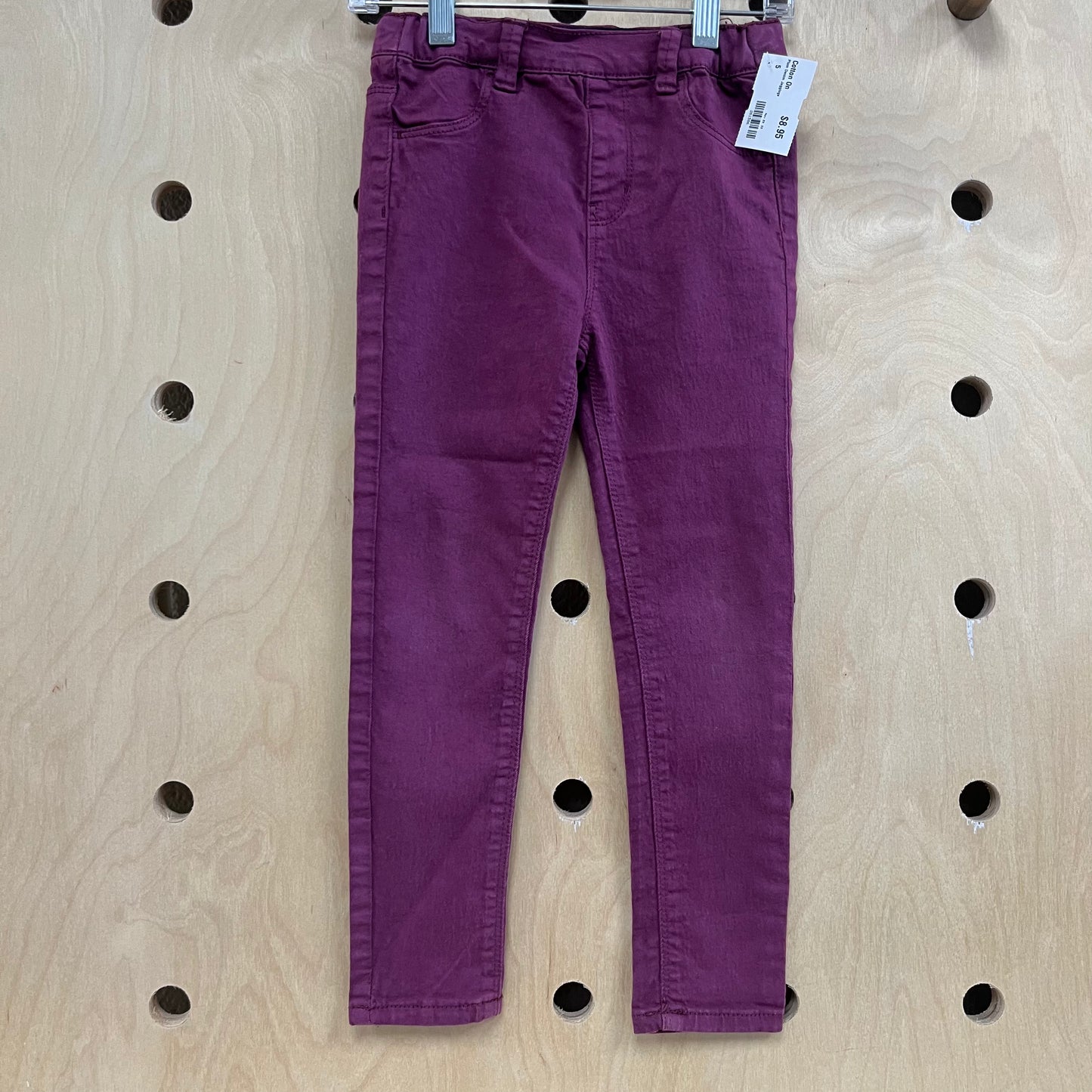 Plum Denim Jeggings
