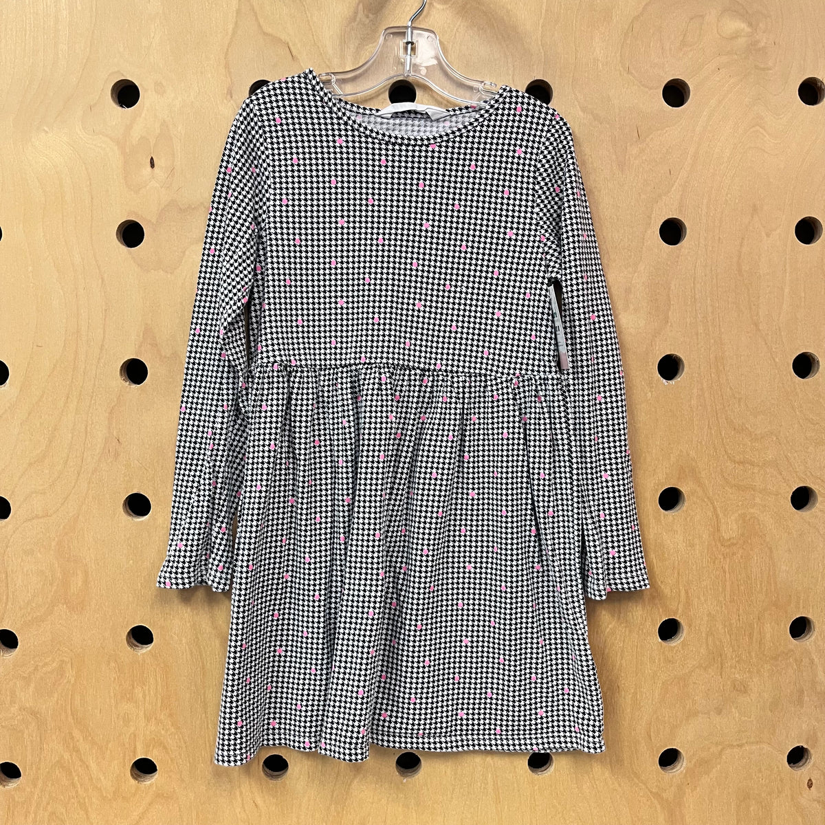 Houndstooth + Pola Dots Dress