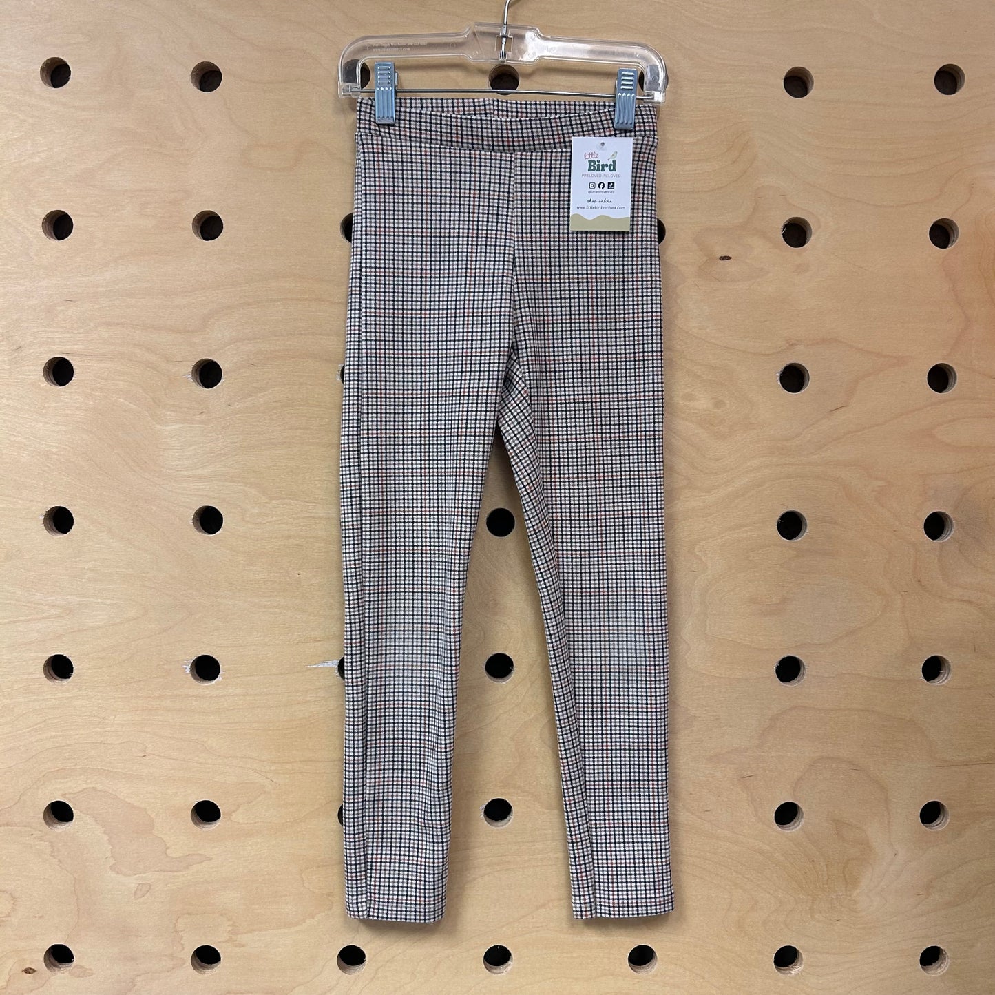 Grey/Brown Plaid Leggings