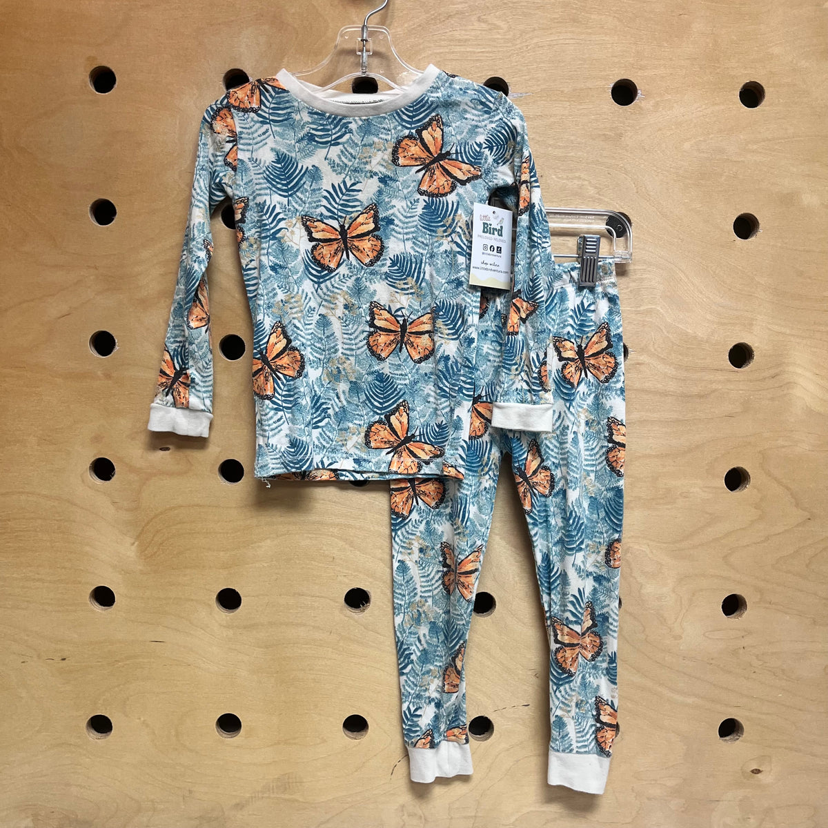 `Blue Monarch Butterfly Organic Pajamas