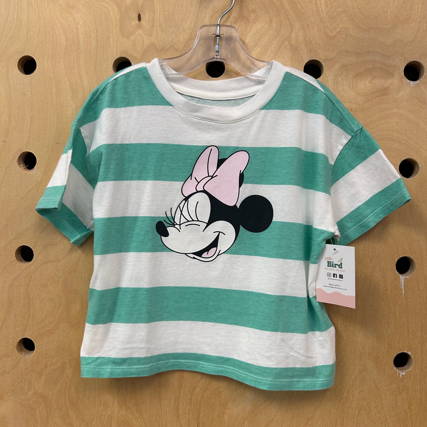 Green Striped Minnie Tee