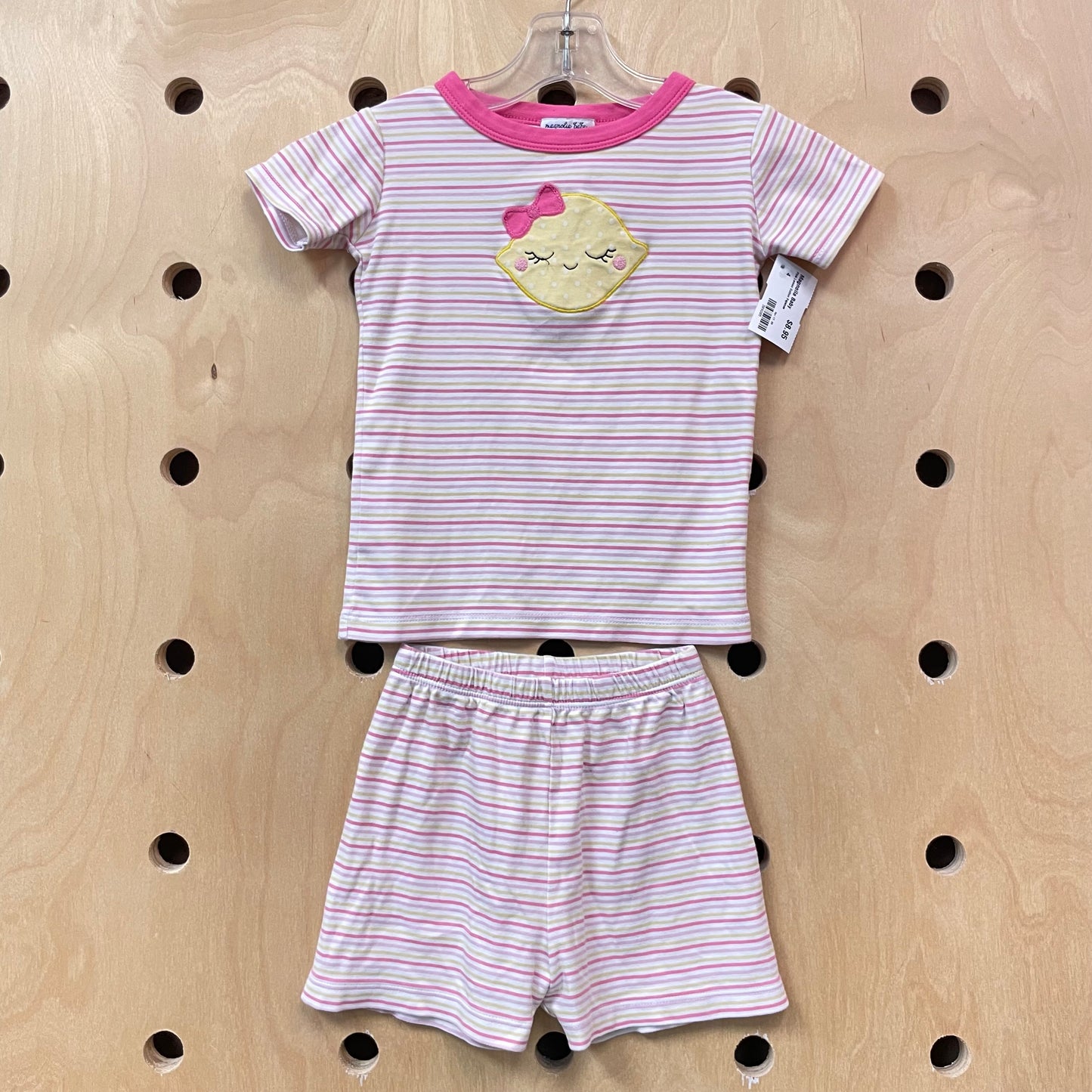 Pink Lemon Cotton Pajamas