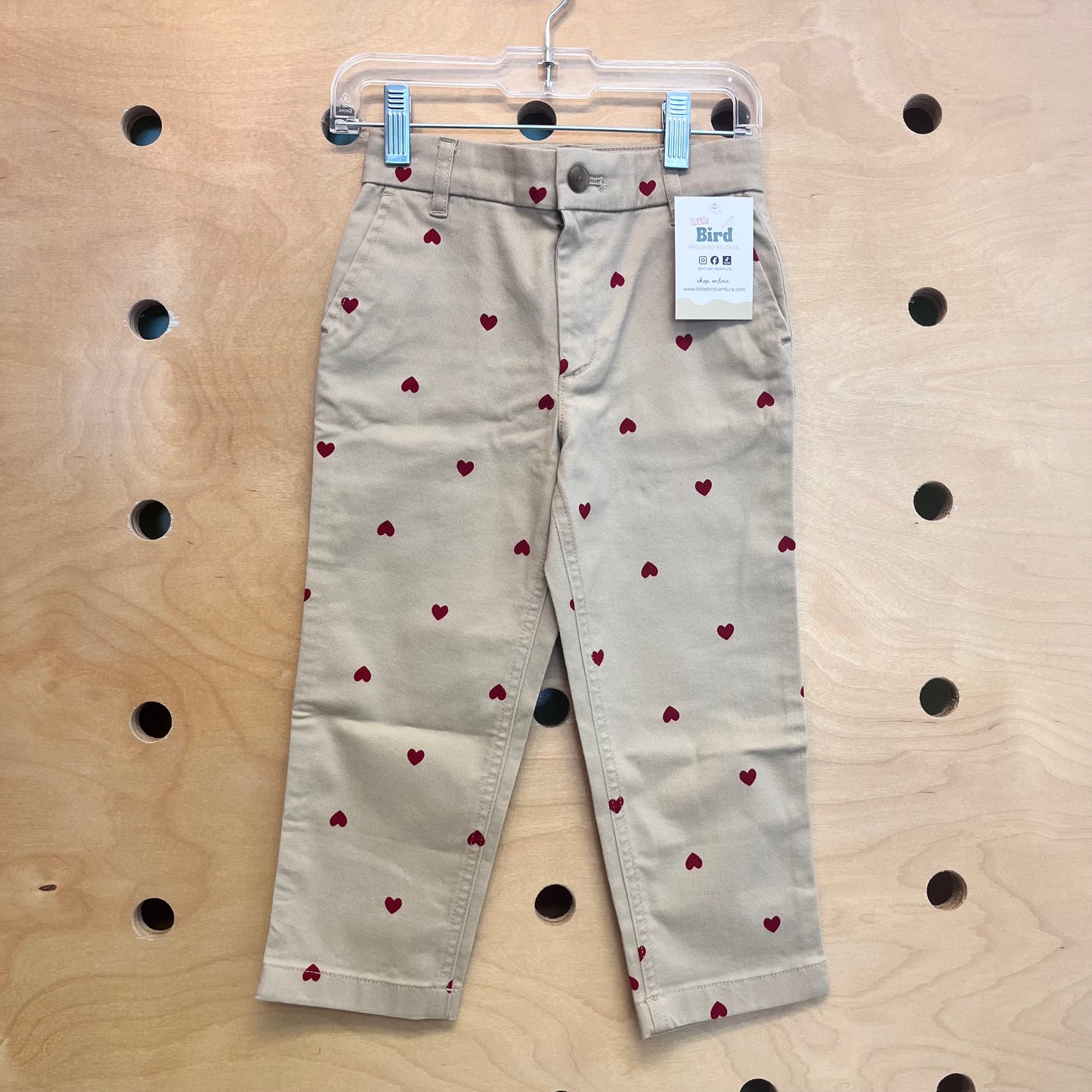 Khaki Heart Pants NEW!