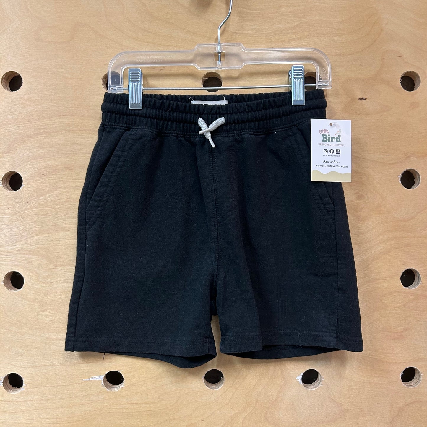 Black Drawstring Shorts