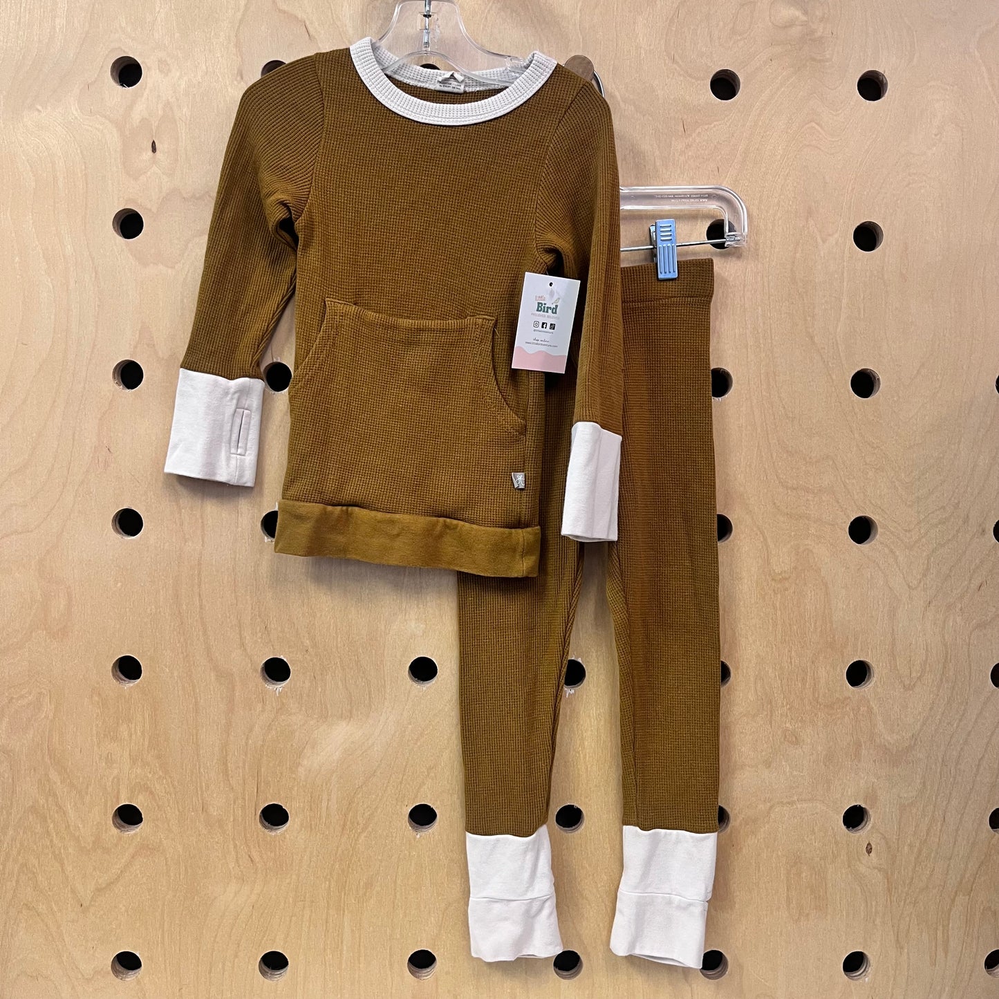 Brown & Cream Thermal Outfit