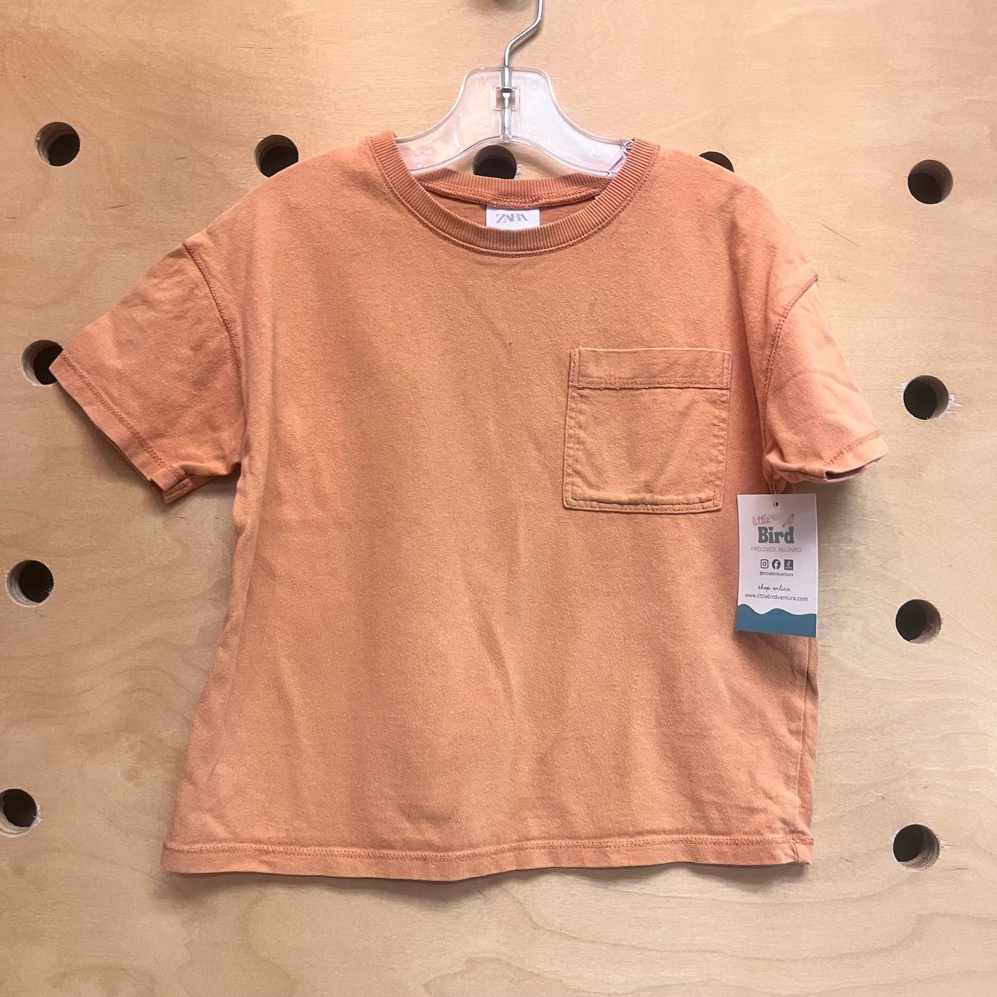 Orange Pocket Tee