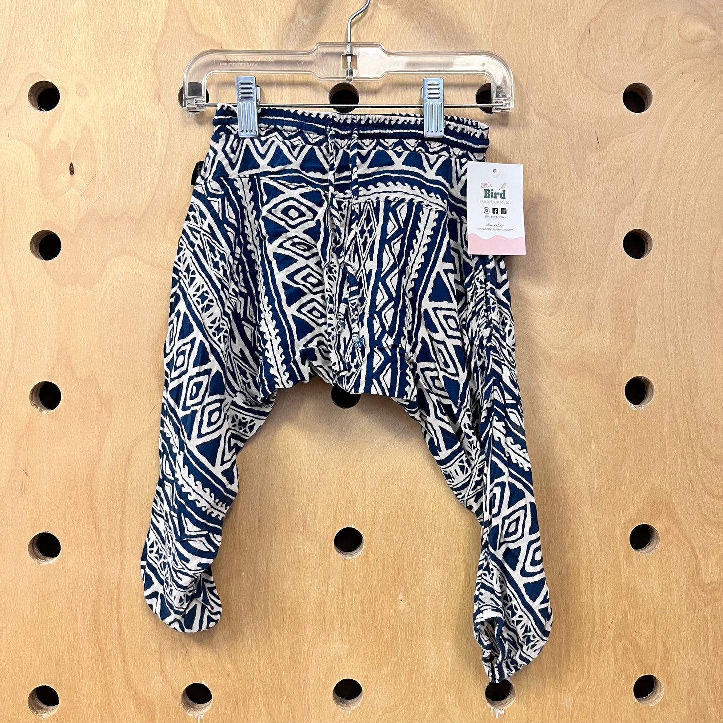 Blue/White Harem Pants