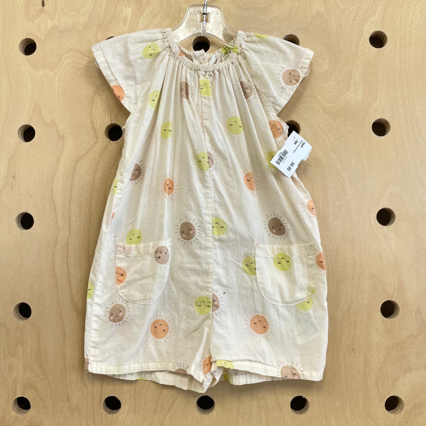 Cream Sunny Romper