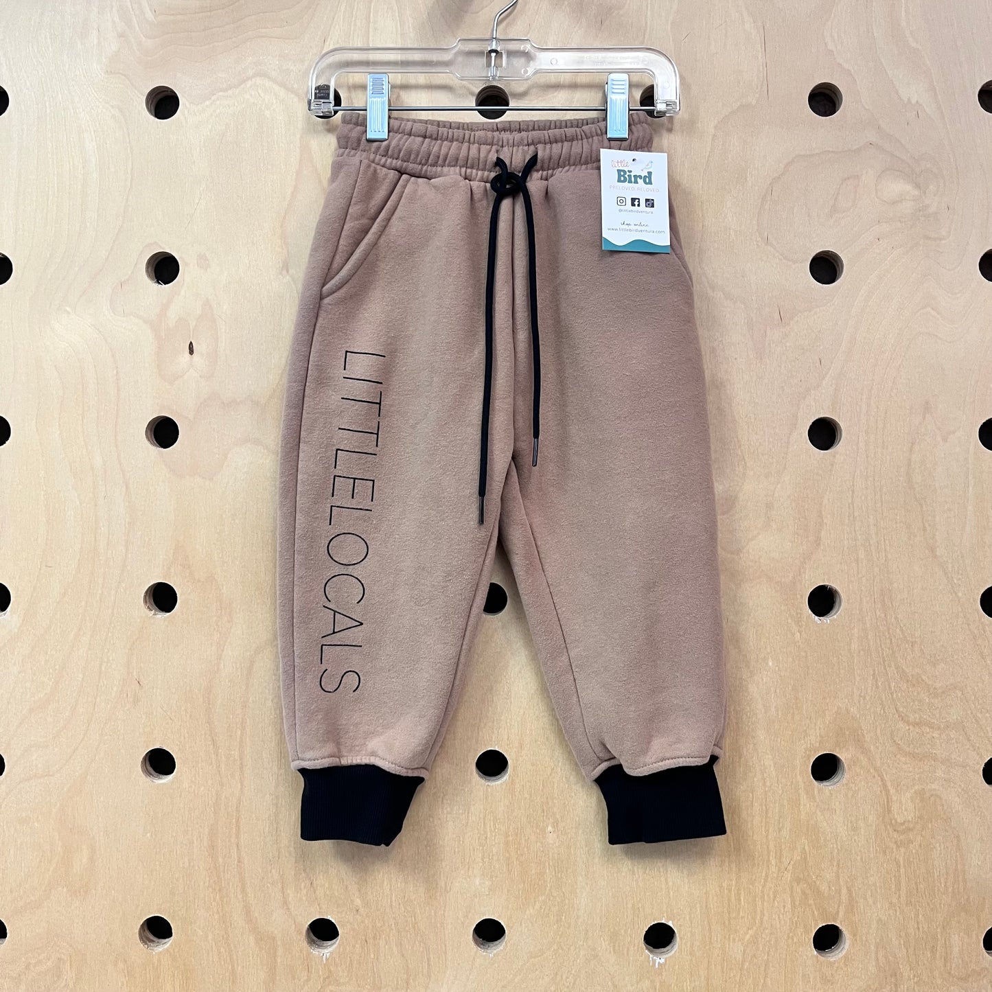 Brown Little Locals Joggers