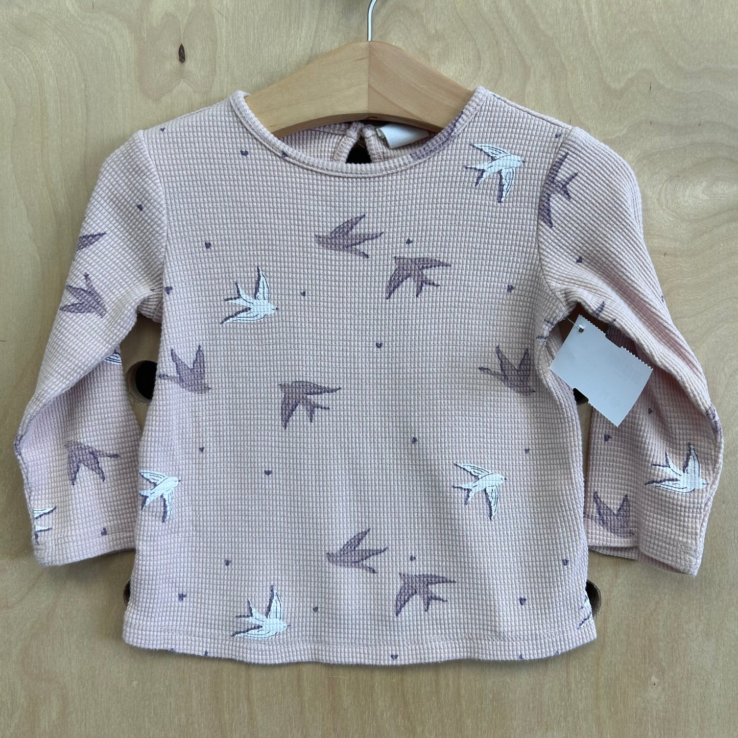 Pink Bird Thermal Top